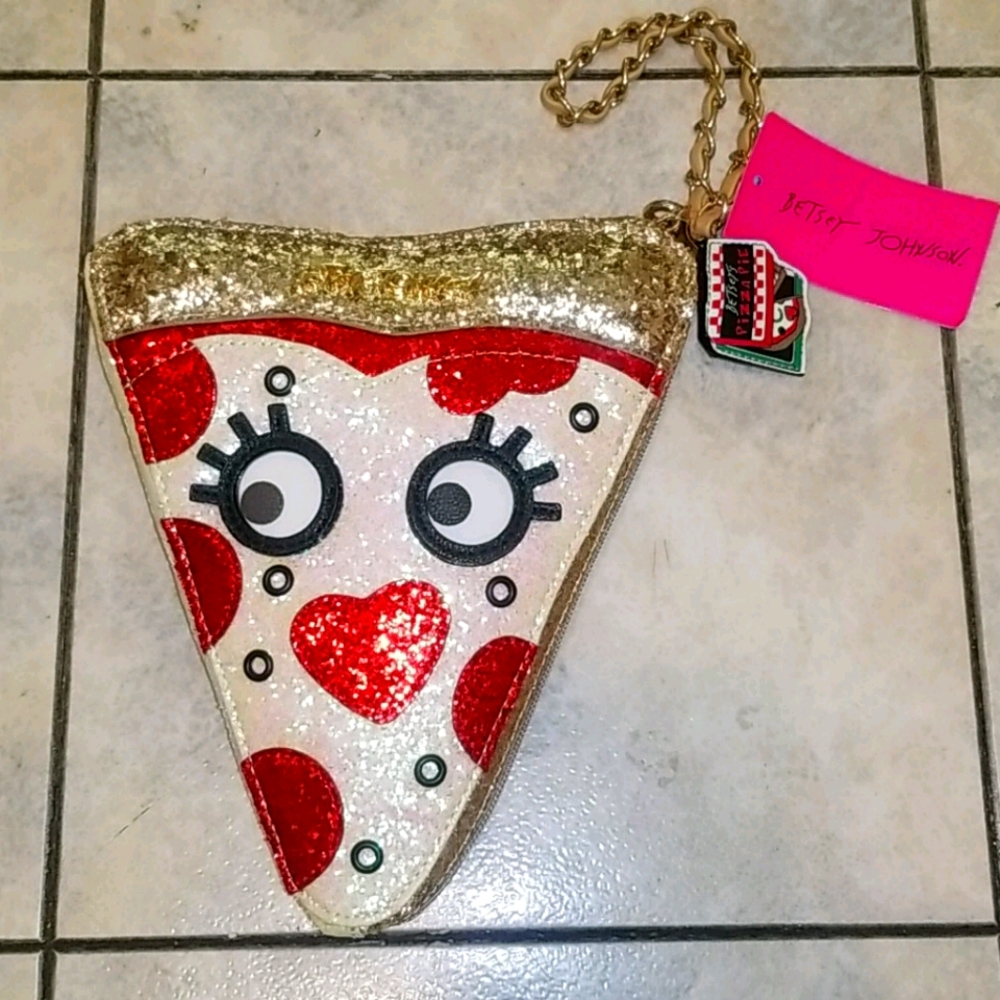 Betsey Johnson Say Cheese wristlet